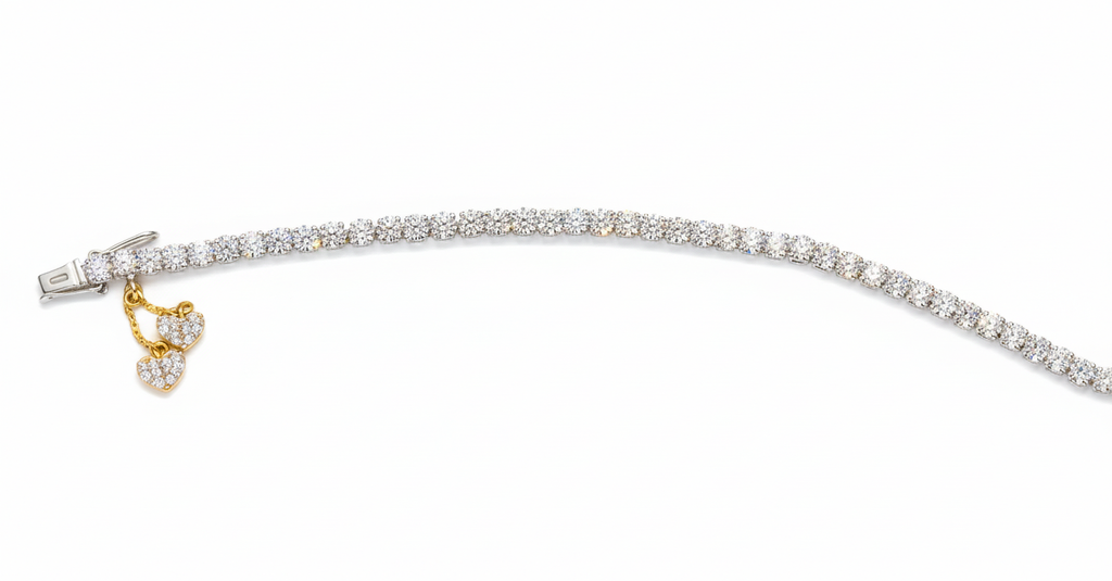 Diamond Tennis Barcelet 10PT