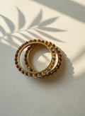 Meenakari Polki Bangles