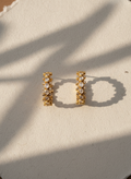 Gilded Kundan Hoops