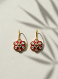 Ruby Bloom Hoops