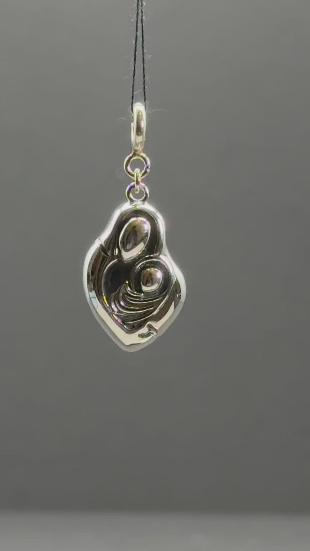 Eternal Bond Mother-Child Silver Charm